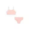 Costum de baie in 2 piese Bowie din poliamida reciclata GRS - POWDER PINK - Konges Sløjd