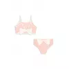 Costum de baie in 2 piese Bowie din poliamida reciclata GRS - POWDER PINK - Konges Sløjd