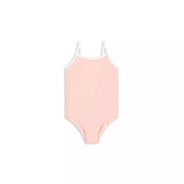 Costum de baie intreg Bowie din poliamida reciclata GRS - POWDER PINK - Konges Sløjd