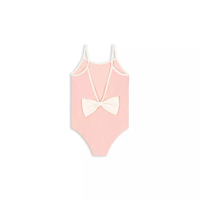 Costum de baie intreg Bowie din poliamida reciclata GRS - POWDER PINK - Konges Sløjd