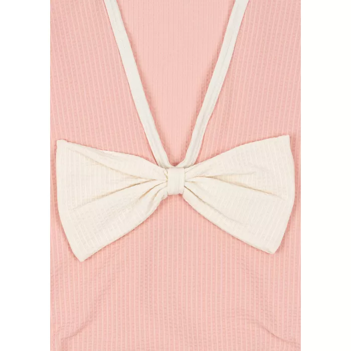 Costum de baie intreg Bowie din poliamida reciclata GRS - POWDER PINK - Konges Sløjd