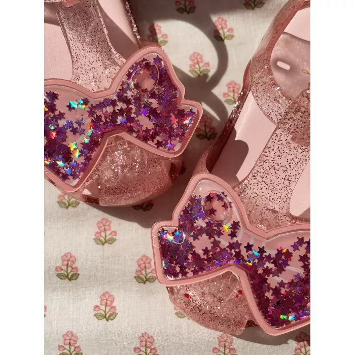 Sandale pentru copii LILO - BOW ROSE - Konges Sløjd
