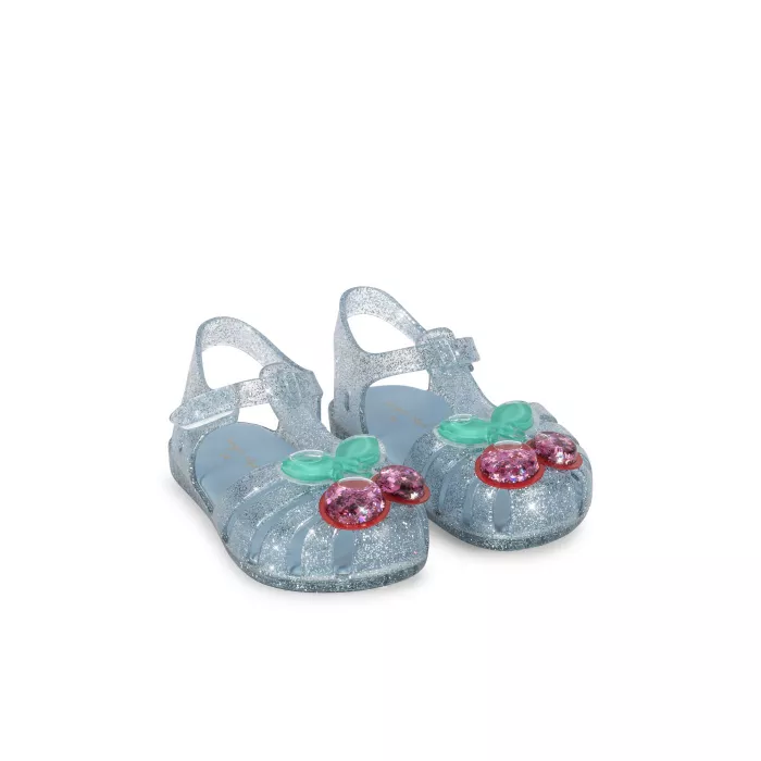 Sandale pentru copii LILO - GLITTER BLUE - Konges Sløjd