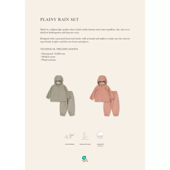 Costum impermeabil pentru ploaie - RAINY PALME - KALAMATA - Konges Sløjd