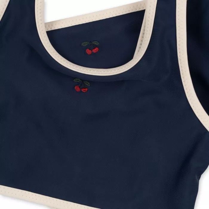 Costum de baie in 2 piese Manon din material reciclat GRS - DRESS BLUE - Konges Sløjd
