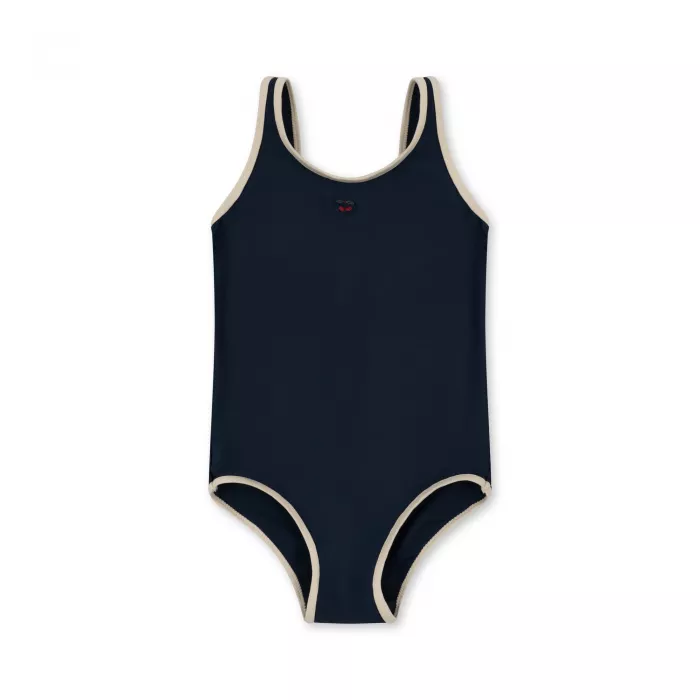 Costum de baie intreg Manon din material reciclat GRS - DRESS BLUE - Konges Sløjd