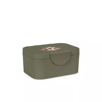 Caserola compartimentata pentru pranz - GREEN/KICK IT - Konges Sløjd