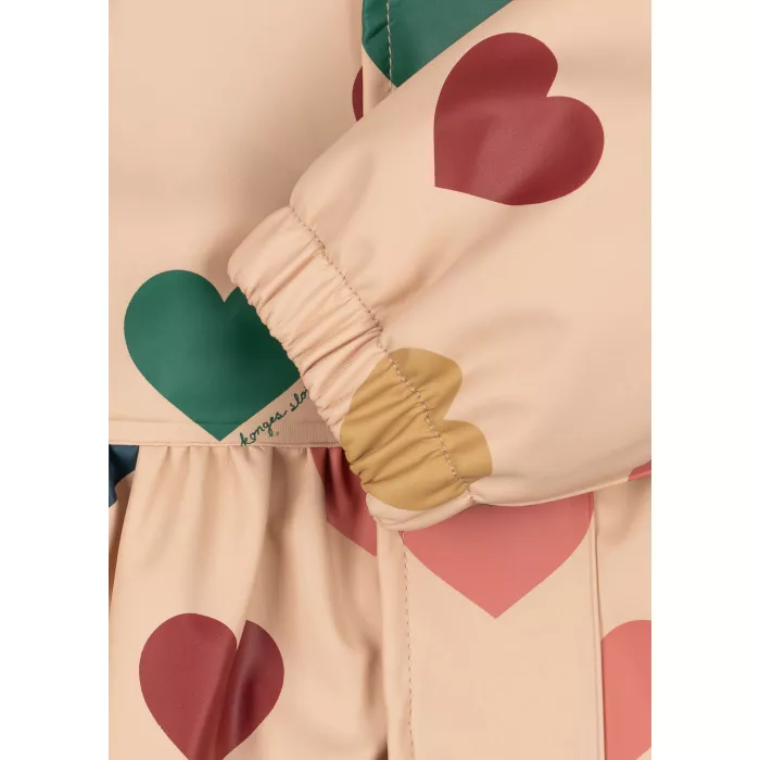 Costum impermeabil pentru ploaie captusit cu fleece - RAINY PALME - BON COEUR COLORE - Konges Sløjd