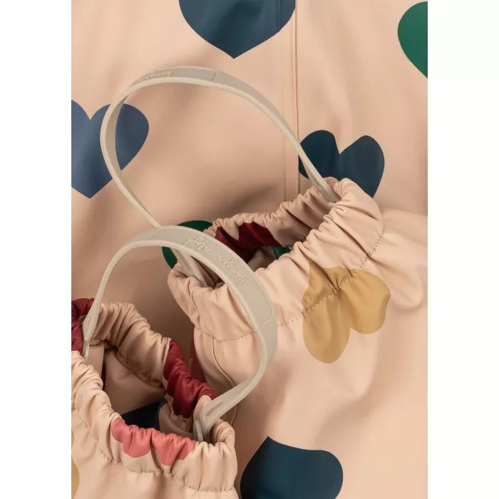 Costum impermeabil pentru ploaie captusit cu fleece - RAINY PALME - BON COEUR COLORE - Konges Sløjd