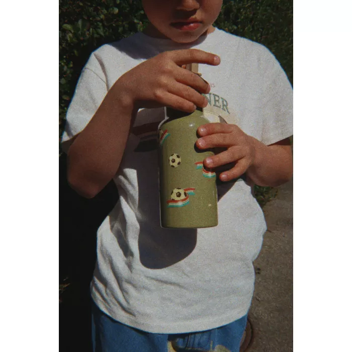 Sticlă termos din oțel inoxidabil 350 ml GREEN/KICK IT – Konges Sløjd