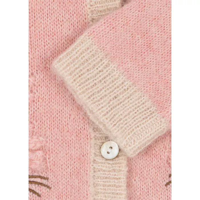 Cardigan din Amestec de Lână Alpaca