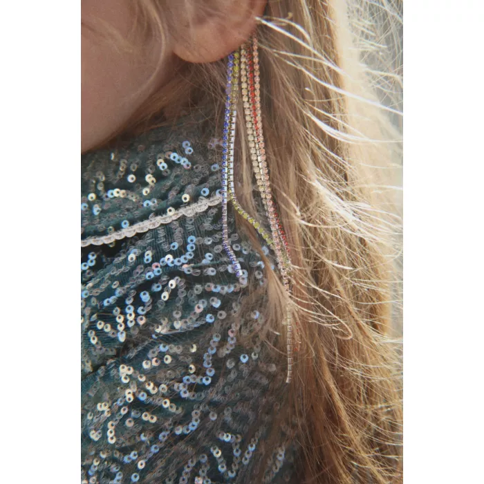 Cordeluta cu pietricele - SPARKLY RAINBOW - Konges Sløjd