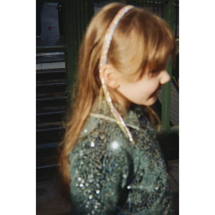 Cordeluta cu pietricele - SPARKLY RAINBOW - Konges Sløjd