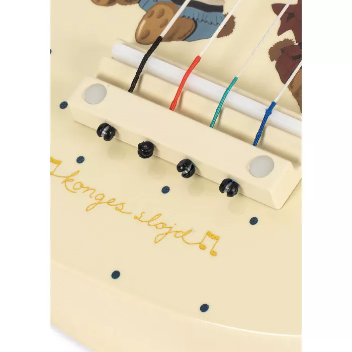 Ukulele din Lemn pentru Copii, 4 Corzi | Cate-n Lună și-n Stele