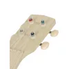 Ukulele din Lemn pentru Copii, 4 Corzi | Cate-n Lună și-n Stele