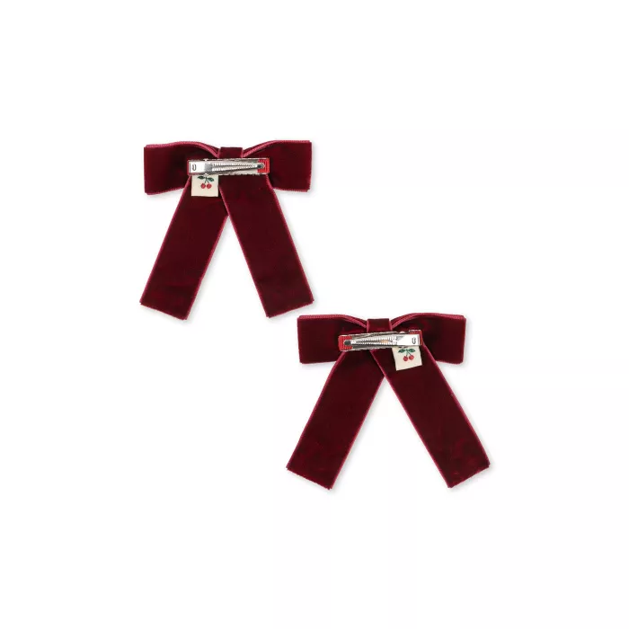 Agrafa de par cu funda - set 2 bucati - Juliette - RED RIO - Konges Sløjd