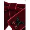 Agrafa de par cu funda - set 2 bucati - Juliette - RED RIO - Konges Sløjd