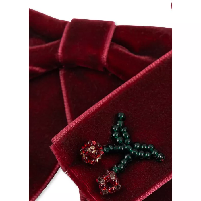 Agrafa de par cu funda - set 2 bucati - Juliette - RED RIO - Konges Sløjd