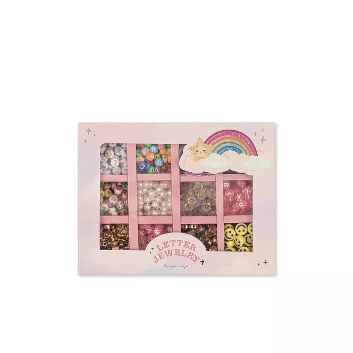 Set de creat bijuterii cu margele - ABC - Multicolor - Konges Sløjd