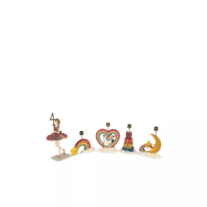 Trenulet pentru ocazii speciale decorativ - Unicorn - Multicolor - Konges Sløjd