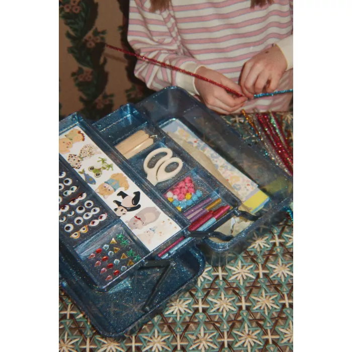 Cutie organizator pentru activitati creative - Hobby Caddy - Multicolor - Konges Sløjd