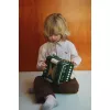 Acordeon de jucarie - Green - Konges Sløjd