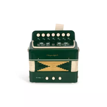 Acordeon de jucarie - Green - Konges Sløjd