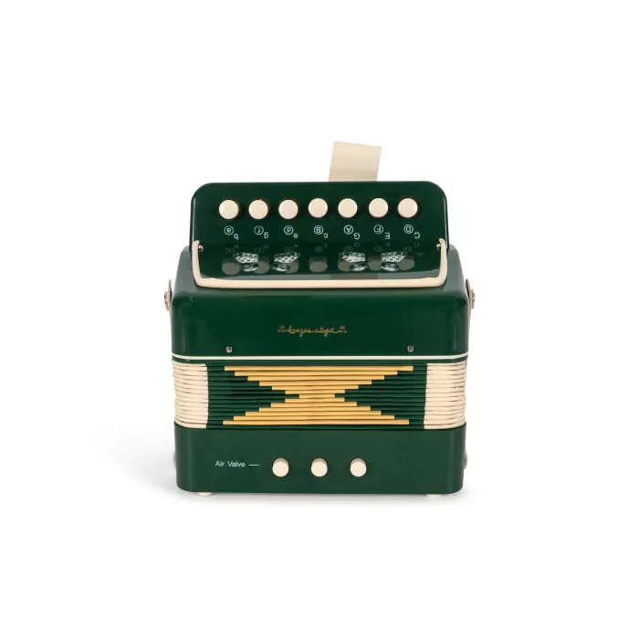 Acordeon de jucarie - Green - Konges Sløjd