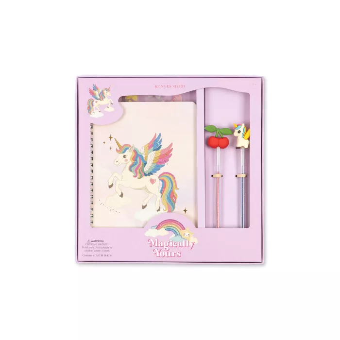 Set de papetarie - Unicorn - Konges Sløjd