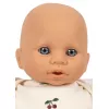 Papusa bebelus cu carucior - Poppy - Pink Check - Konges Sløjd