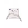 Agrafa de par in forma de stea cazatoare - set 2 bucati - Silver Mix - Konges Sløjd