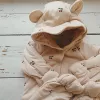 Salopeta captusita din bumbac organic pentru bebelusi - CHERRY - Konges Sløjd