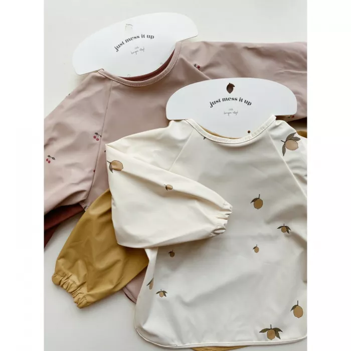 Baveta impermeabila cu maneci - set de 2 - CHERRY - Konges Sløjd