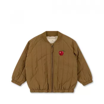 Jacheta bomber pentru copii - DULL GOLD - Konges Sløjd Jacheta bomber pentru copii - DULL GOLD - Konges Sløjd