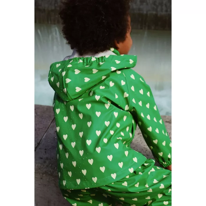 Costum impermeabil pentru ploaie - RAINY PALME - AISURU GREEN - Konges Sløjd