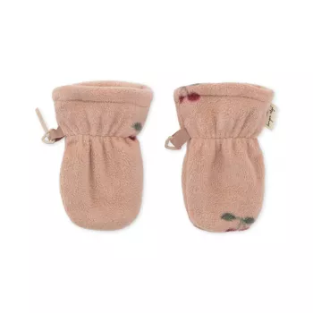 Manusi din fleece pentru bebelusi - CHERRY BLUSH - Konges Sløjd Manusi din fleece pentru bebelusi - CHERRY BLUSH - Konges Sløjd