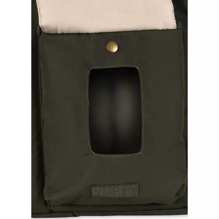 Geanta de maternitate cu salteluta pentru schimbat scutece portabila inclusa - ALL YOU NEED - MOSS GREY -  Konges Sløjd