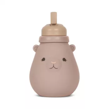 Sticla din silicon Teddy - Blush - Konges Sløjd Sticla din silicon Teddy - Blush - Konges Sløjd