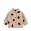 Jacheta din material teddy - LADYBUG SAND - Konges Sløjd Jacheta din material teddy - LADYBUG SAND - Konges Sløjd
