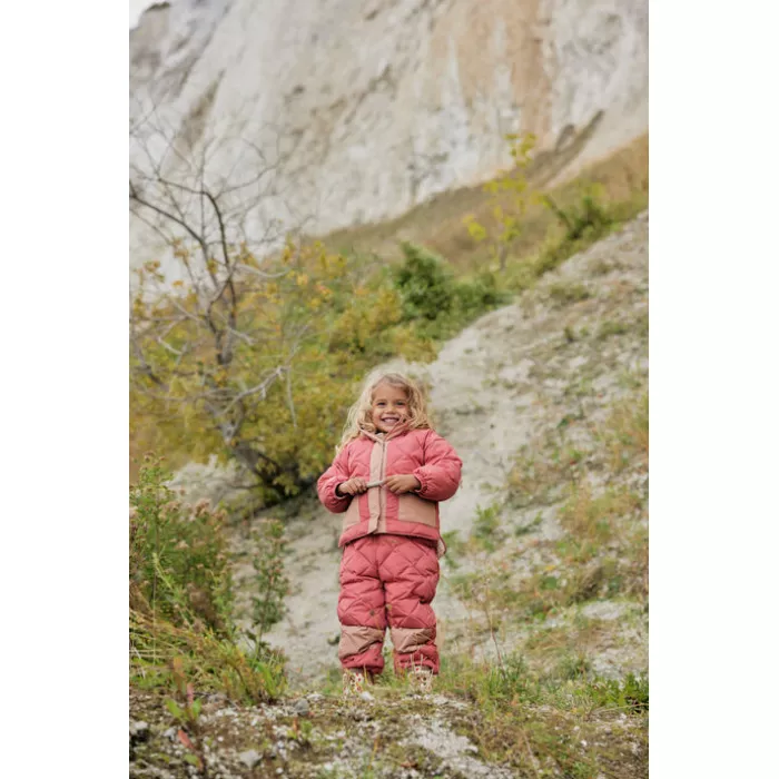 Jacheta termo pentru copii Pace - MINERAL RED - Konges Sløjd