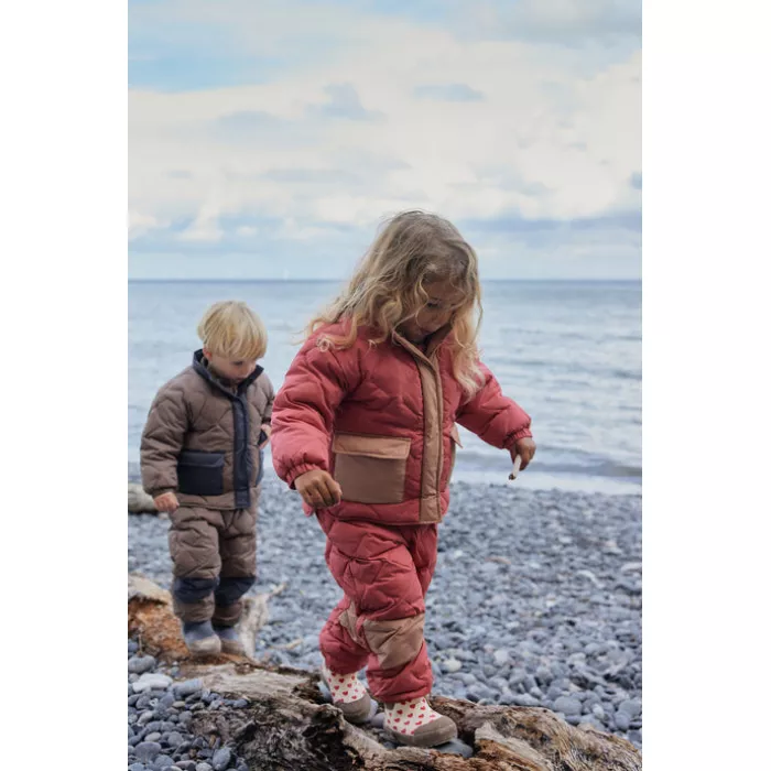 Jacheta termo pentru copii Pace - MINERAL RED - Konges Sløjd