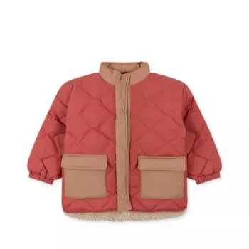 Jacheta termo pentru copii Pace - MINERAL RED - Konges Sløjd Jacheta termo pentru copii Pace - MINERAL RED - Konges Sløjd