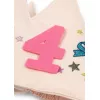 Coroana pentru aniversare din bumbac organic - Rainbow GLITTER - Konges Sløjd