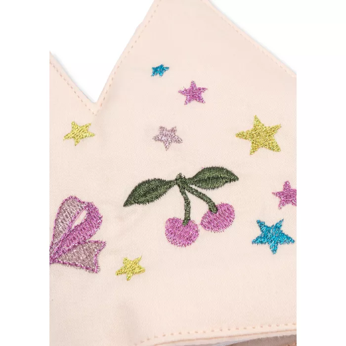 Coroana pentru aniversare din bumbac organic - Rainbow GLITTER - Konges Sløjd