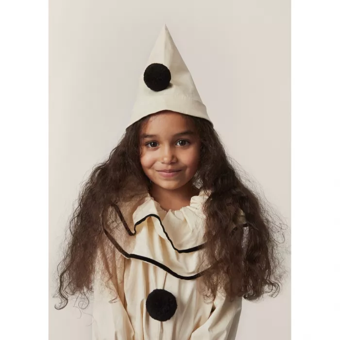 Salopeta din bumbac organic pentru jocul de rol - CLOWN - CREME - Konges Sløjd