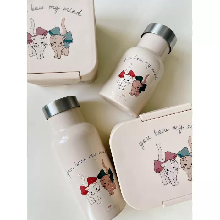 Sticla termos din otel inoxidabil - 350 ml - BOW KITTY - Konges Sløjd