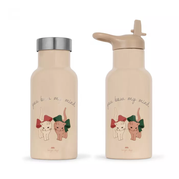 Sticla termos din otel inoxidabil - 350 ml - BOW KITTY - Konges Sløjd