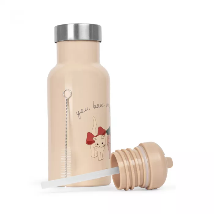 Sticla termos din otel inoxidabil - 350 ml - BOW KITTY - Konges Sløjd
