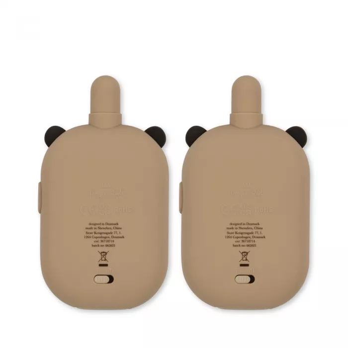 Set de walkie talkie din silicon - PANDA - Konges Sløjd