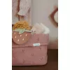 Suport pentru suzeta din muselina de bumbac organic - Capsuna - Fairy Garden - Little Dutch